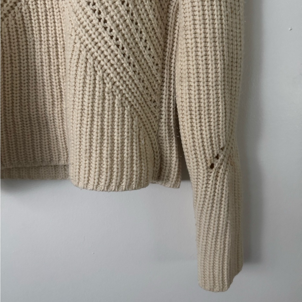 Rag & Bone M Cece Turtleneck Knit Cream Sweater - Picture 4 of 9